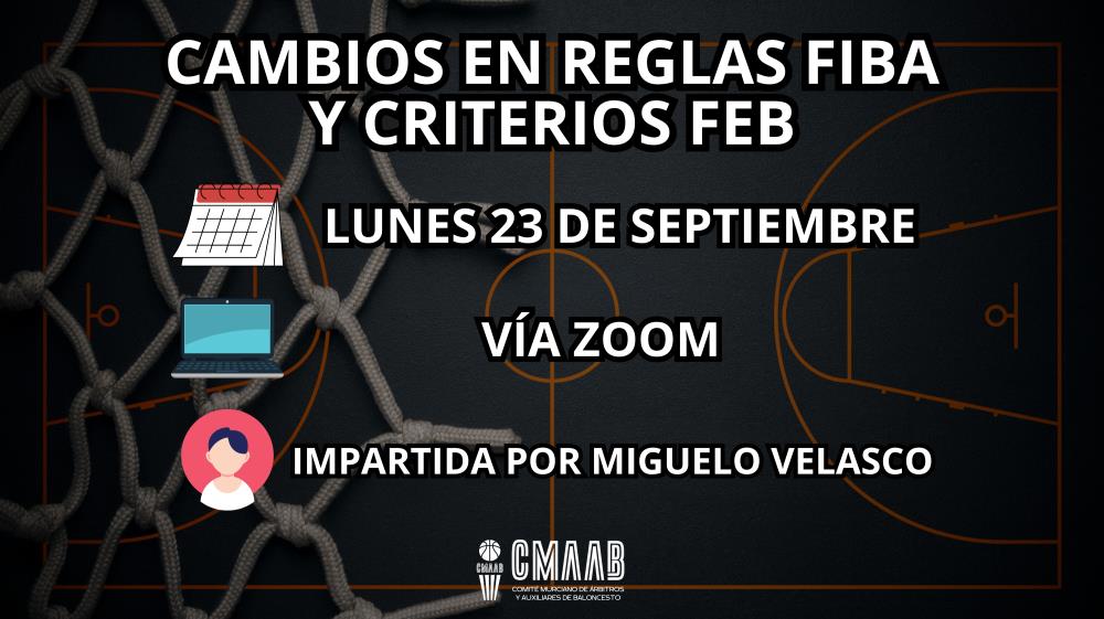 Charla sobre cambios en el reglamento FIBA